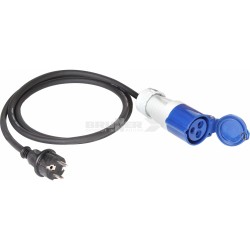 Prolunga cm 150 spina schuko presa industriale CEE