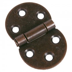 cerniera per anta mobile tonda marrone