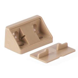 fissamobile angolare 4 fori avorio