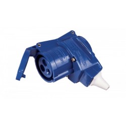 Presa angolare con spina posteriore doppio tipo 220V / schuko