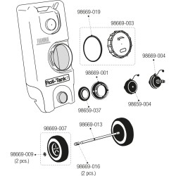 Tanica acqua per camper ROLL TANK 40F 2
