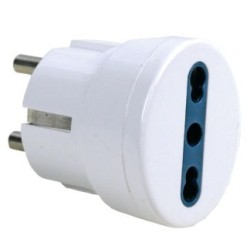 Adattatore 2P+T SPINA 16A SCHUKO - PRESA 16 A BIPASSO