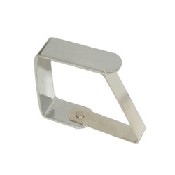 Fermatovaglia con molla inox H 40 MM