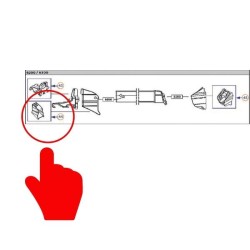 ATTACCO RAFTER THULE SERIE 6200 6300 2
