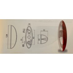 luce ingombro bifacciale base grigia 2