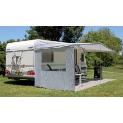 parete tendalino roulotte con finestra