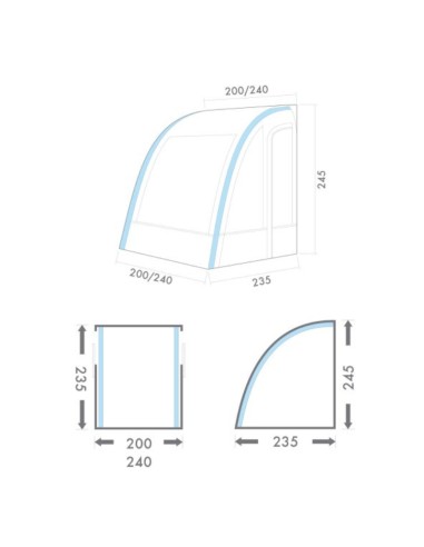veranda-gonfiabile roulotte