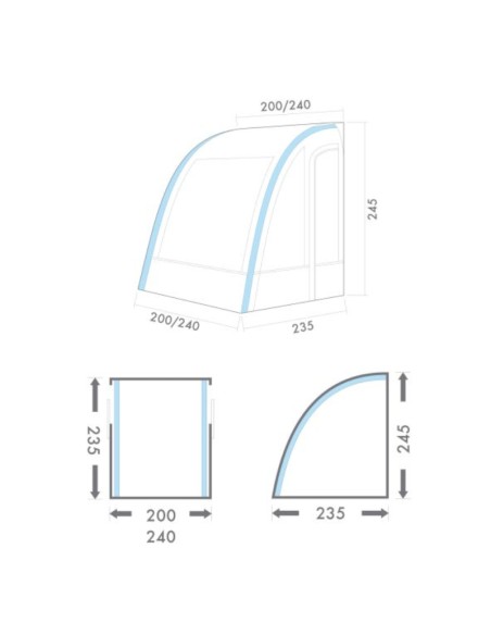 veranda-gonfiabile roulotte