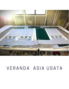 Veranda Mikitex usata cm 950/980 con tendalino