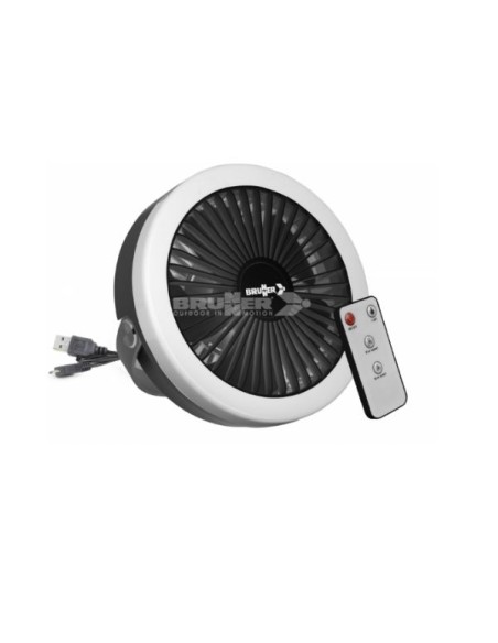 ventilatore ricaricabile con lampada moon belle