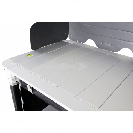 Mobiletto campeggio azabache ct square  piano alluminio