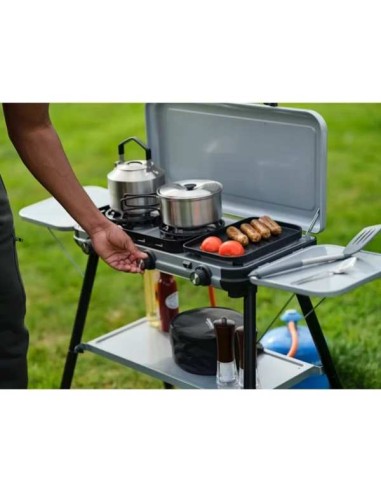 cucina portatile campingazs kitchen 2 dettagli piastre