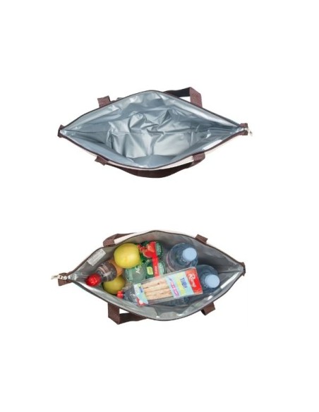 borsa termica a tracolla 15 litri interno