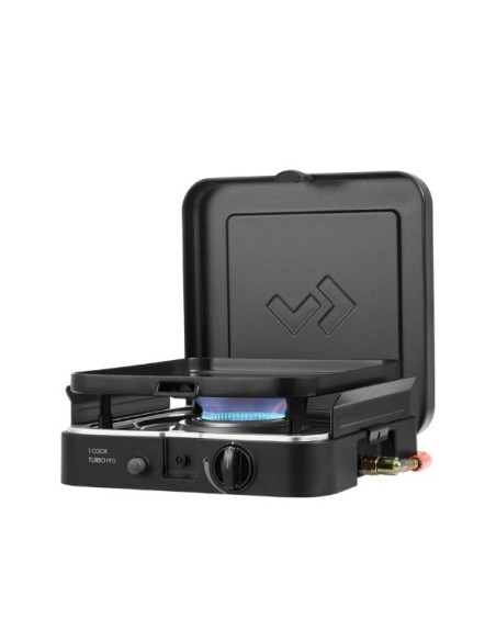 fornello da campeggio cadac 1 fuoco acceso