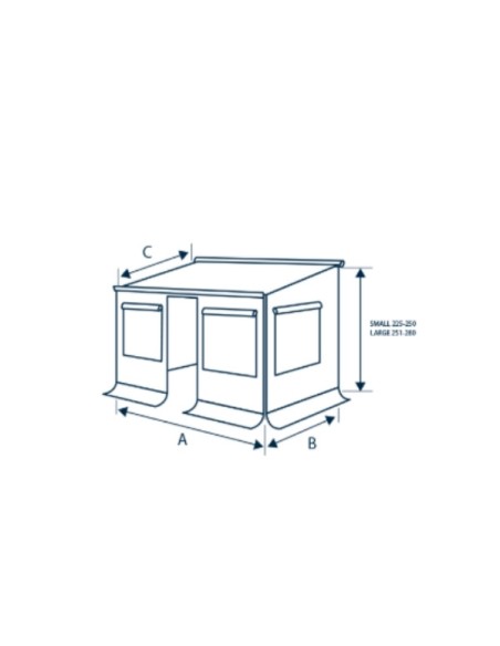 Veranda per tendalino camper Levante new 2026