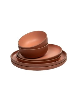 set stoviglie 6 pezzi novità 2026 colore terracotta 2