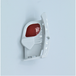 Plastica barra F45 s Polar white lato sx