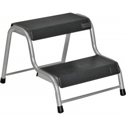 Gradino doppio per roulotte in aciiaio portata 150 kg