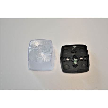 Luce posizione quadrata trasparente