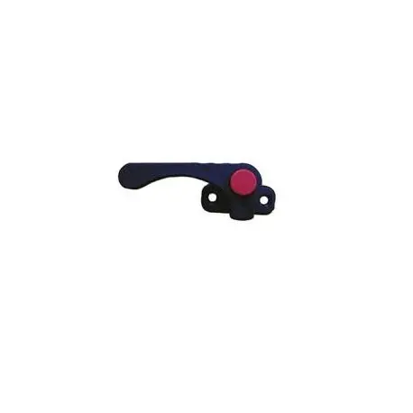Coppia maniglie finestra Plastoform pulsante rosso