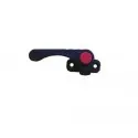 Coppia maniglie finestra Plastoform pulsante rosso