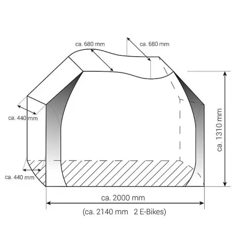 Telo copri e-bike hindermann