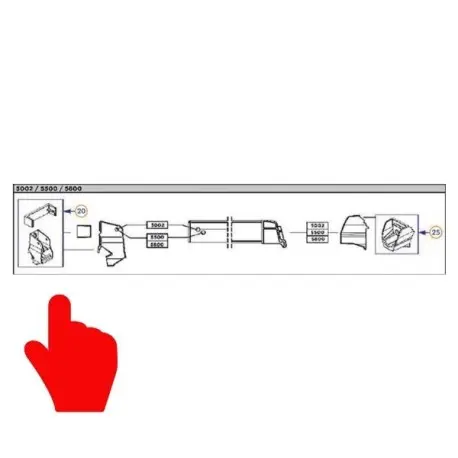 ATTACCO RAFTER THULE SERIE 5