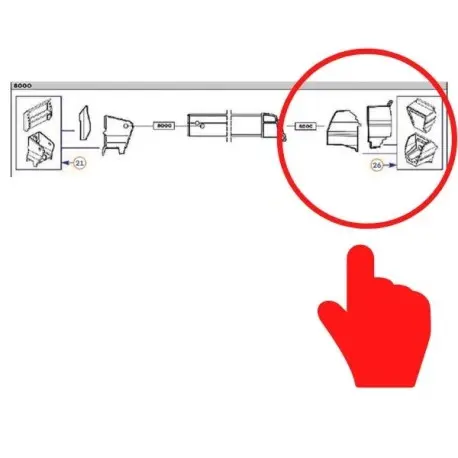 attacco rafter thule 8000