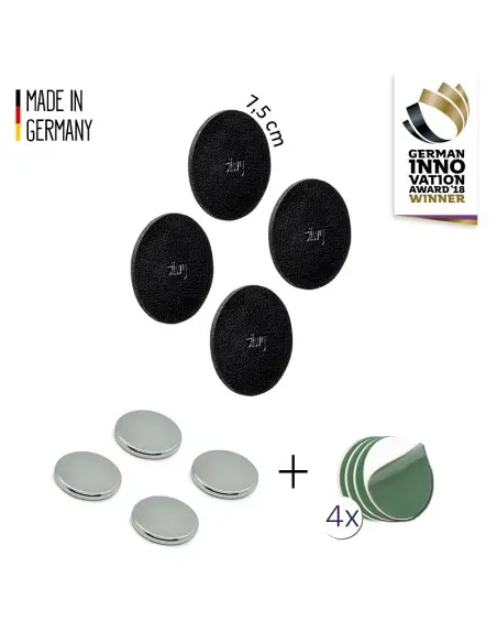 set magneti 12 pezzi bianco o nero