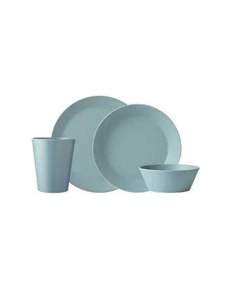 set-piatti-melamina bloom azzurri