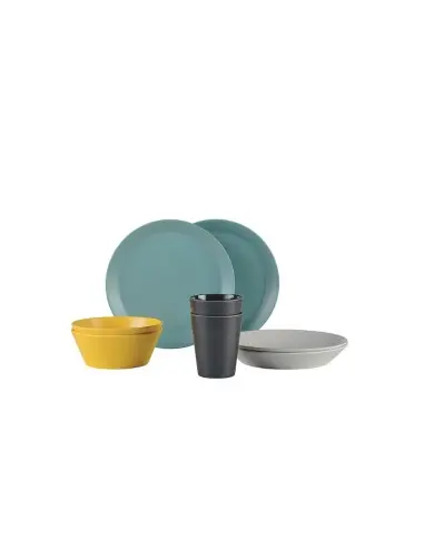 set-piatti-melamina 8 pezzi colori misti