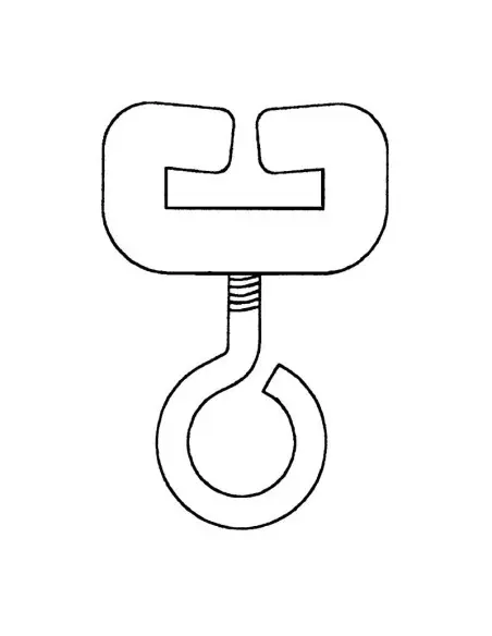 fermo per binario in plastica confezione 10 pezzi