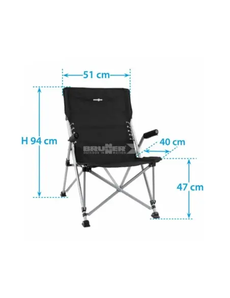 sedia pieghevole brunner raptor suspension