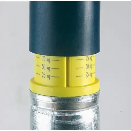 Ruotino roulotte con indicatore di carico