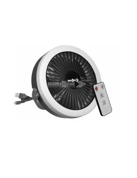 ventilatore ricaricabile con lampada moon belle