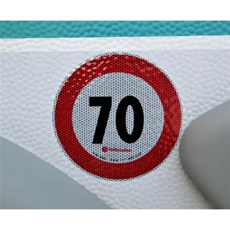 Adesivo catarifrangente 70 KMh