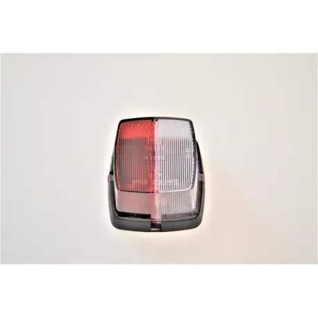 luce-di-ingombro-quadrata bianco rossa